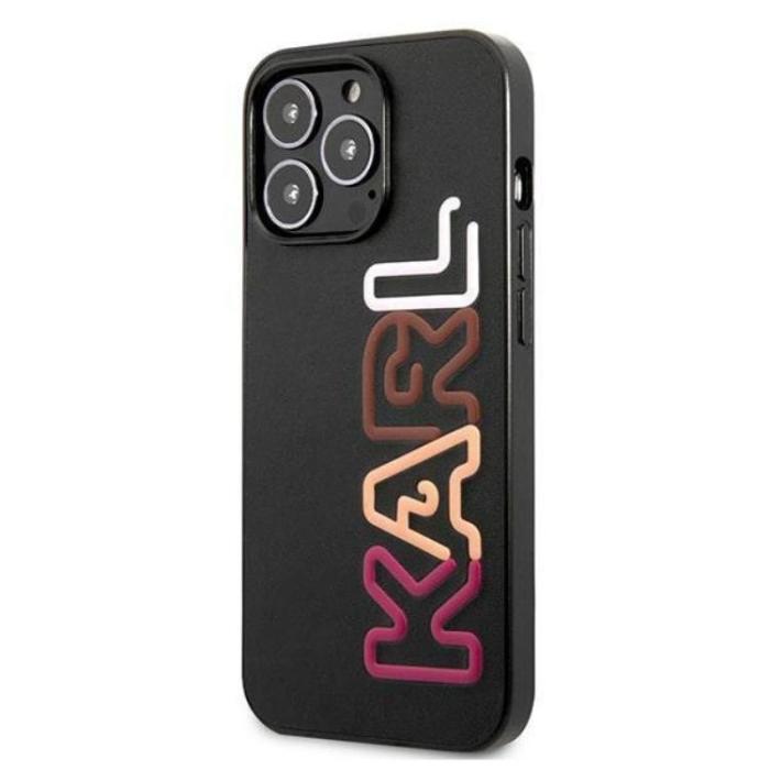 UTGATT1 - Karl Lagerfeld iPhone 13 Pro Max Skal Multipink Brand - Svart