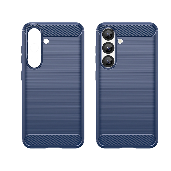 OEM - Galaxy S25 Edge Mobilskal Carbon Flexible - Blå
