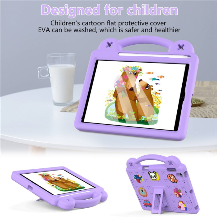 A-One Brand - iPad Air 2 (2014)/Air (2013) Skal EVA Kickstand Shockproof - Lila
