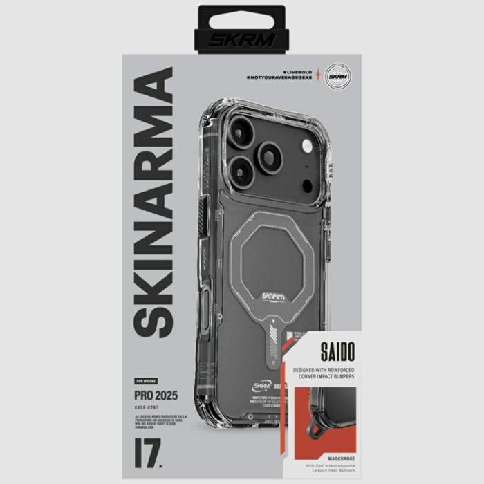 Skinarma - Skinarma iPhone 17 Pro Mobilskal MagSafe Saido - Graphite