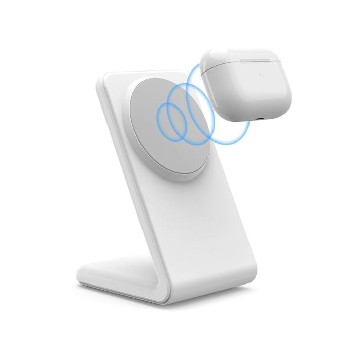 Tech-Protect - Tech-Protect Trådlös Laddare Magsafe Magnetic 15W - Vit