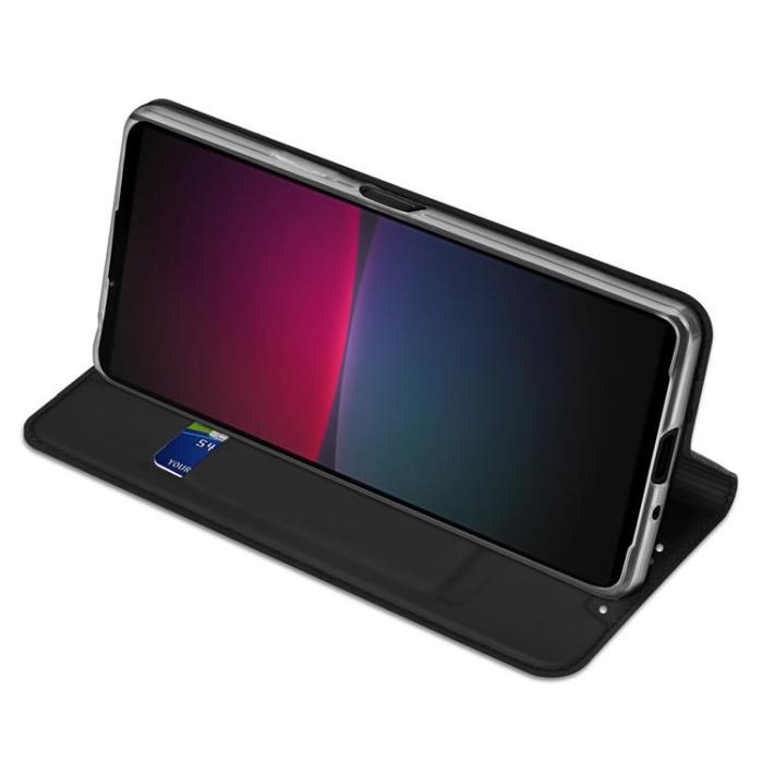 Dux Ducis - Dux Ducis Sony Xperia 10 V Plånboksfodral Skin Pro Stå - Svart