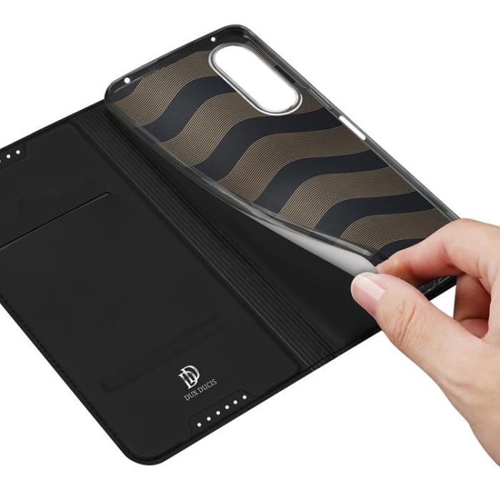 Dux Ducis - Dux Ducis Sony Xperia 10 V Plånboksfodral Skin Pro Stå - Svart