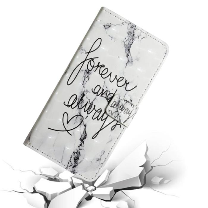 OEM - Forever and Always Samsung Galaxy A55 5G Plånboksfodral Konstläder - Mönstrad
