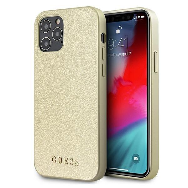 Guess iPhone 12 Pro Max Skal Iridescent - Guld | 2353 | AlltMobil