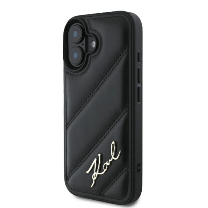 KARL LAGERFELD - Karl Lagerfeld iPhone 16 Plus Mobilskal Quilted Signature