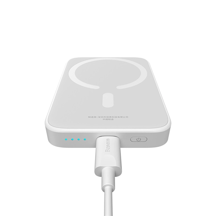 BASEUS - Baseus Magsafe Mini Magnetic Powerbank 6000mAh 20W - Vit