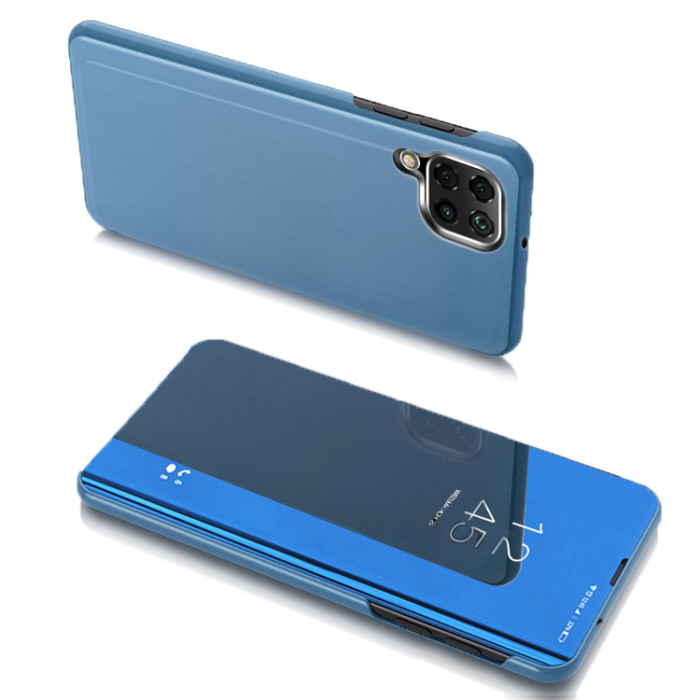 OEM - Galaxy A22 4G Mobilfodral Clear View - Blå