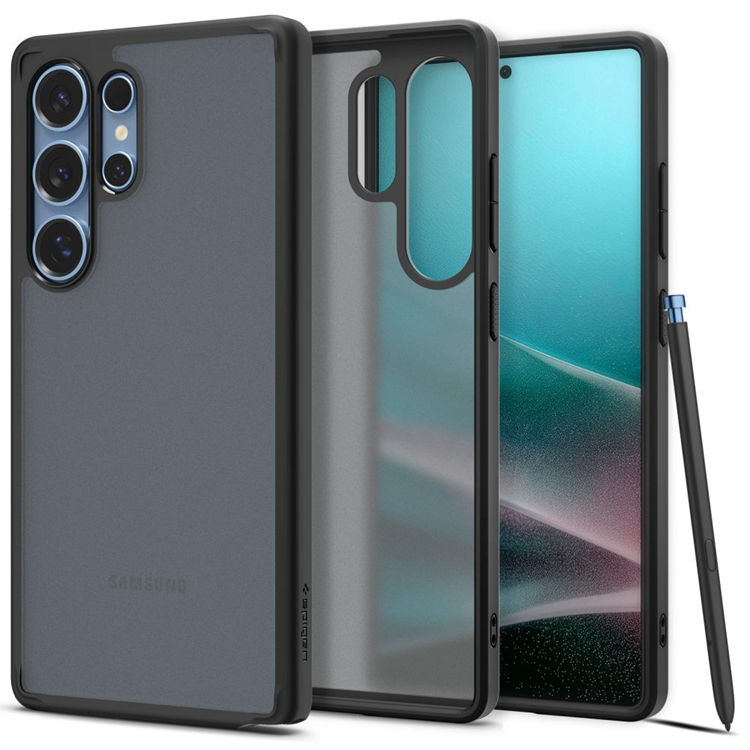 Spigen Galaxy S25 Ultra Mobilskal Ultra Hybrid - Svart | 2353 | AlltMobil