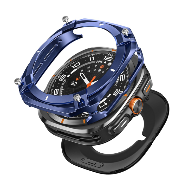 A-One Brand - Samsung Galaxy Watch Ultra (47mm) Skal Cyber Style - Blå/Vit