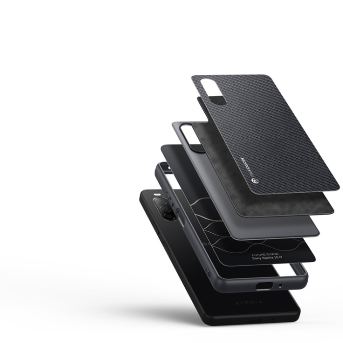 UTGATT5 - Dux Ducis Sony Xperia 10 IV Skal Fino Nylon - Svart