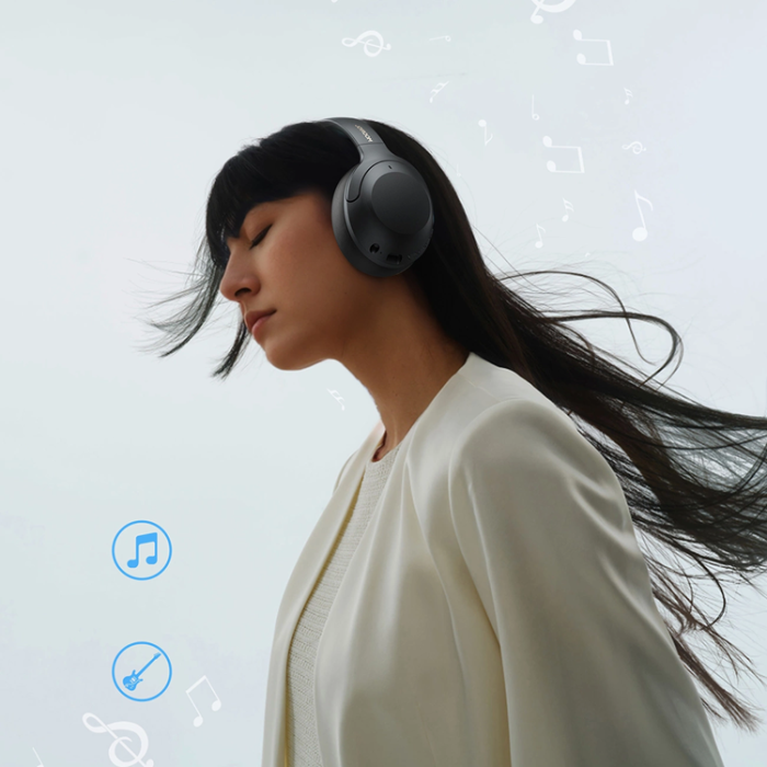 Joyroom - Joyroom Over-Ear Hörlurar Trådlösa ANC Bluetooth - Svart