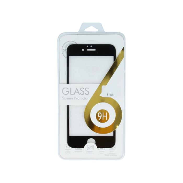 OEM - Härdat Glas Skärmskydd Svart Ram iPhone XR / 11