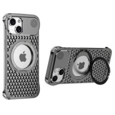 R-JUST - R-JUST RJ64 Mobilskal till iPhone 15 Aluminium Gr&aring; Cooling Case