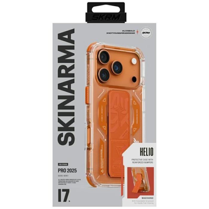 Skinarma - Skinarma iPhone 17 Pro Mobilskal MagSafe Helio - Orange
