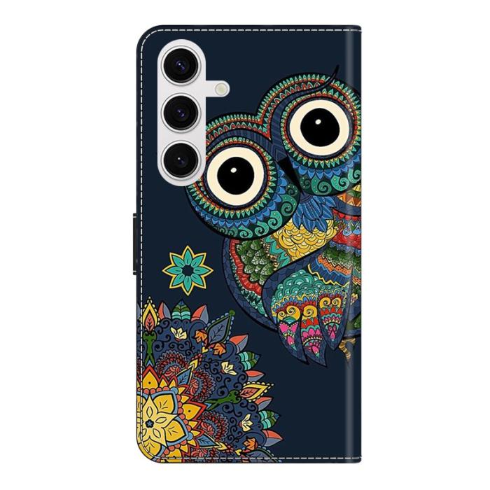 OEM - Samsung Galaxy S26 / S26 Pro Plånboksfodral Mönstertryck Konstläder Flip - Bla