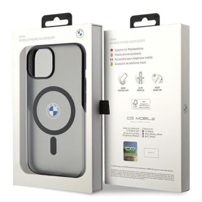 BMW - BMW iPhone 15 Plus/14 Plus Mobilskal Magafe IML Signature - Svart