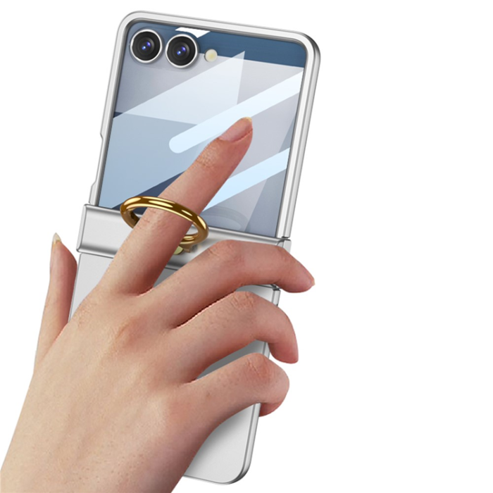 GKK - GKK Galaxy Z Flip 7 Mobilskal Ultratunt Ringstöd - Grön