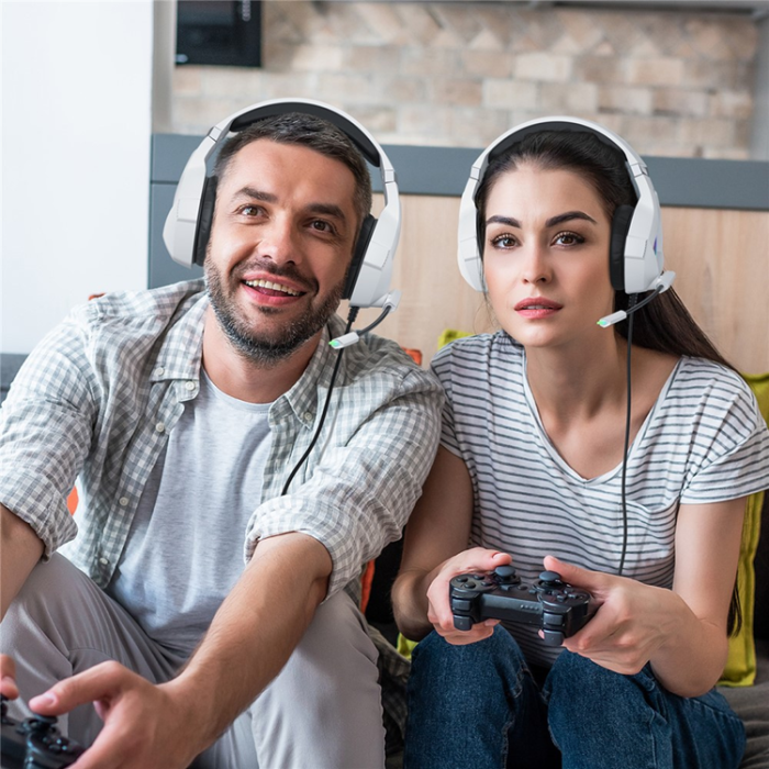 KOTION EACH - KOTION EACH Over-Ear Gaming Trådbundna Hörlurar RGB-ljus GS450