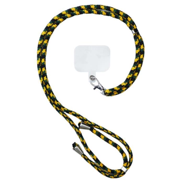 OEM - Mobilsnöre Med Inlay Pattern-9 - Svart/Gul