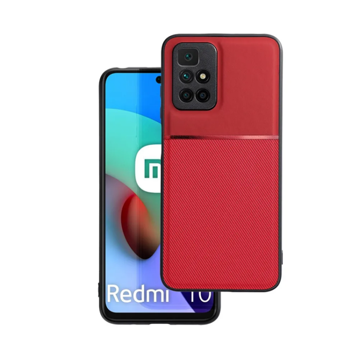OEM - Forcell Xiaomi Redmi 10 4G (2021/2022) Skal Noble - Röd