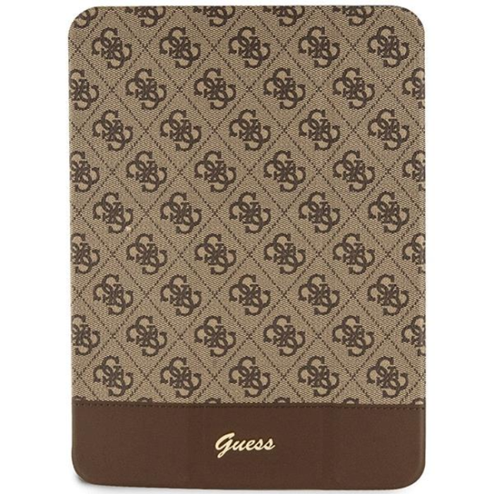 UTGATT - Guess iPad 10.9 (2022) Fodral 4G Stripe Allover - Brun