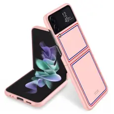 OEM - Galaxy Z Flip 4 Skal Drop Proof - Rosa