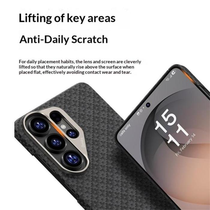 Benks - BENKS Mobilskal För Galaxy S26 Ultra MagSafe Kevlar Aramid Fiber - Svart