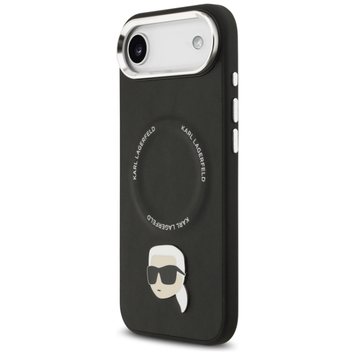 KARL LAGERFELD - Karl Lagerfeld iPhone Air Mobilskal MagSafe Karl Pin - Svart