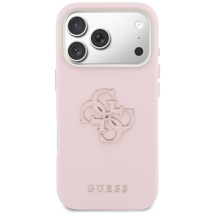 Guess - Guess Mobilskal iPhone 17 Pro Max FW Resin Logo - Rosa