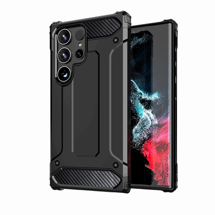 OEM - Galaxy S25 Ultra Mobilskal Hybrid Armor - Svart