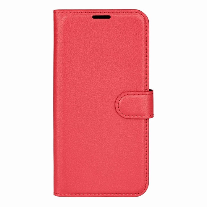 A-One Brand - Nothing Phone (3a) Pro Plånboksfodral Litchi Texture - Röd