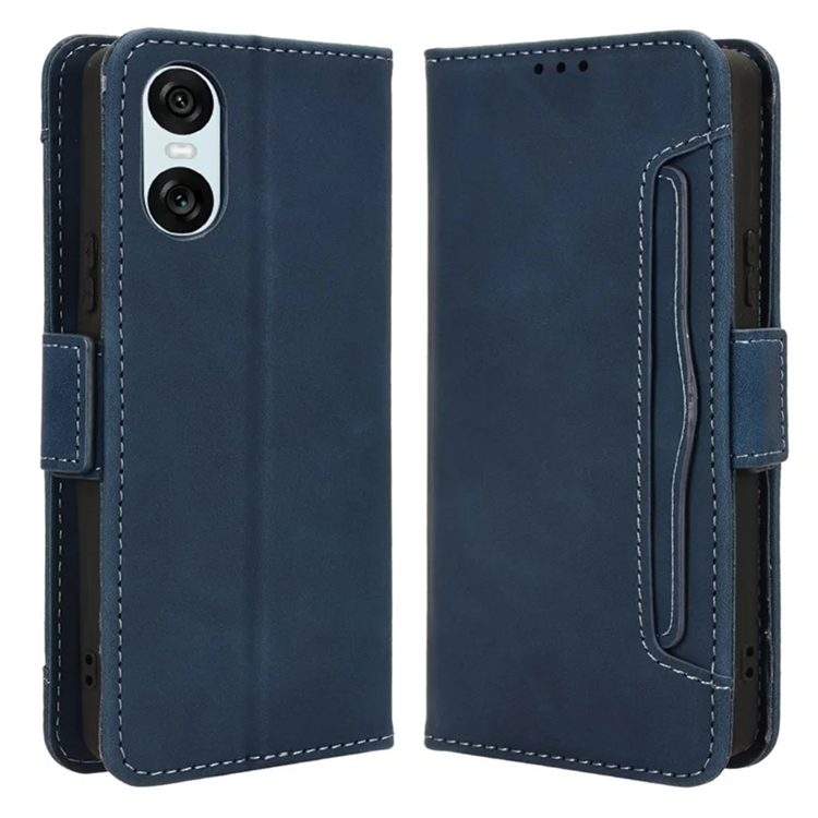 Sony Xperia 10 VI Plånboksfodral Konstläder - Blå | 2353 | AlltMobil