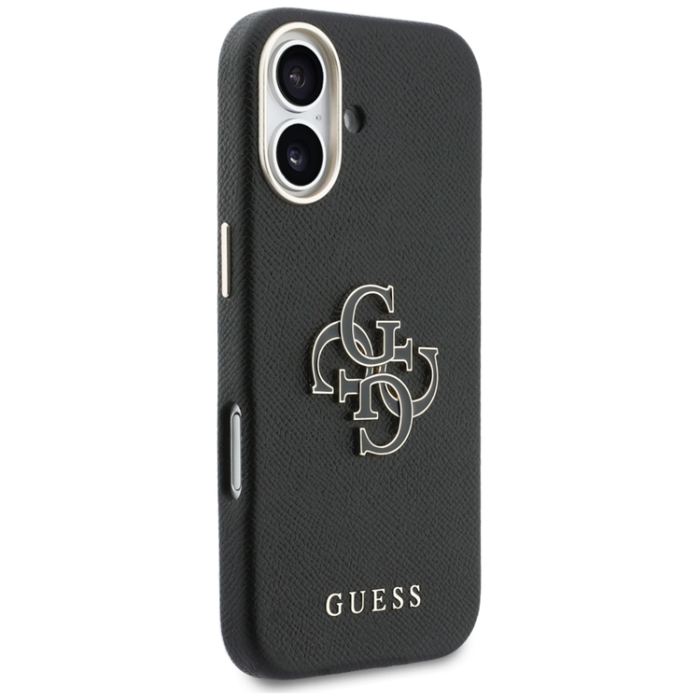Guess - Guess Mobilskal iPhone 17 FW Resin Logo - Svart