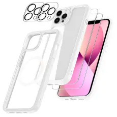 Boom of Sweden - [6in1] Boom iPhone 13 Pro Max Skal Kameralinsskydd Härdat Glas MagSafe Ring