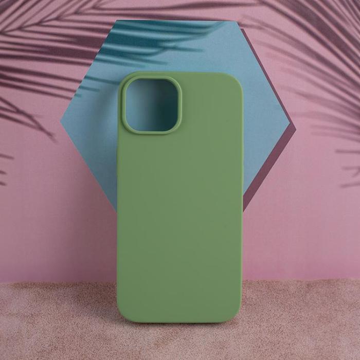 OEM - iPhone 16 Plus Mobilskal Solid Silikon - Ljusgrön