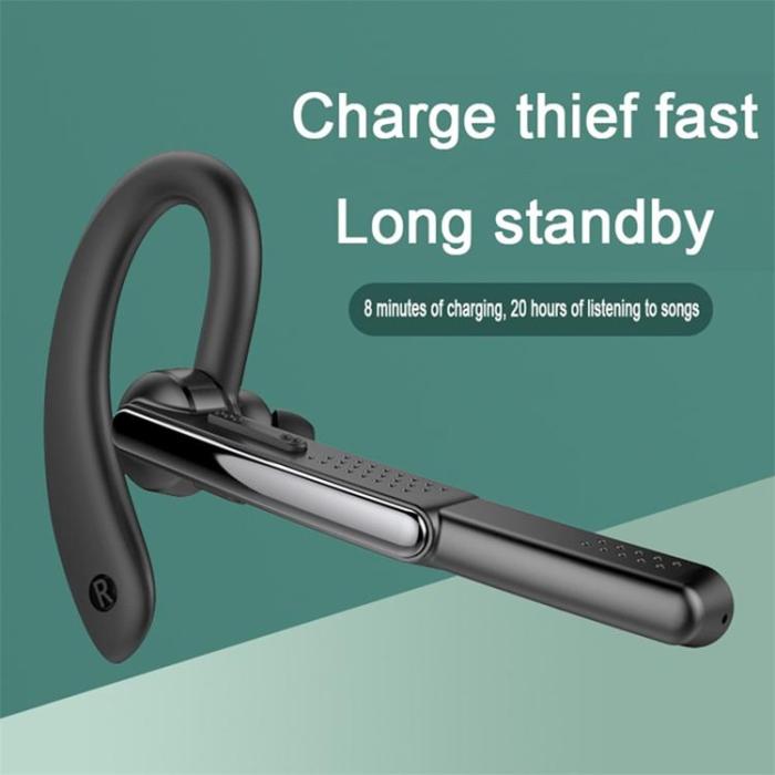 OEM - Single In-Ear Hörlur Bluetooth med Mic Business Noise Canceling P40 - Svart