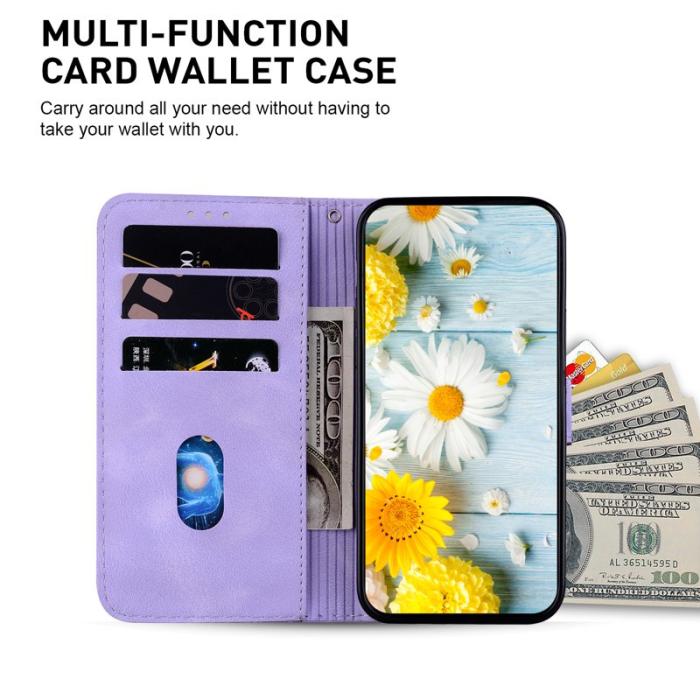 OEM - Mobilfodral för Samsung Galaxy S26 Ultra Ställfunktion Konstläder - Lila