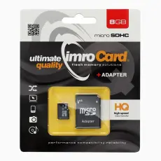 Imro - Imro Minneskort Imro microSD 8GB med adapter