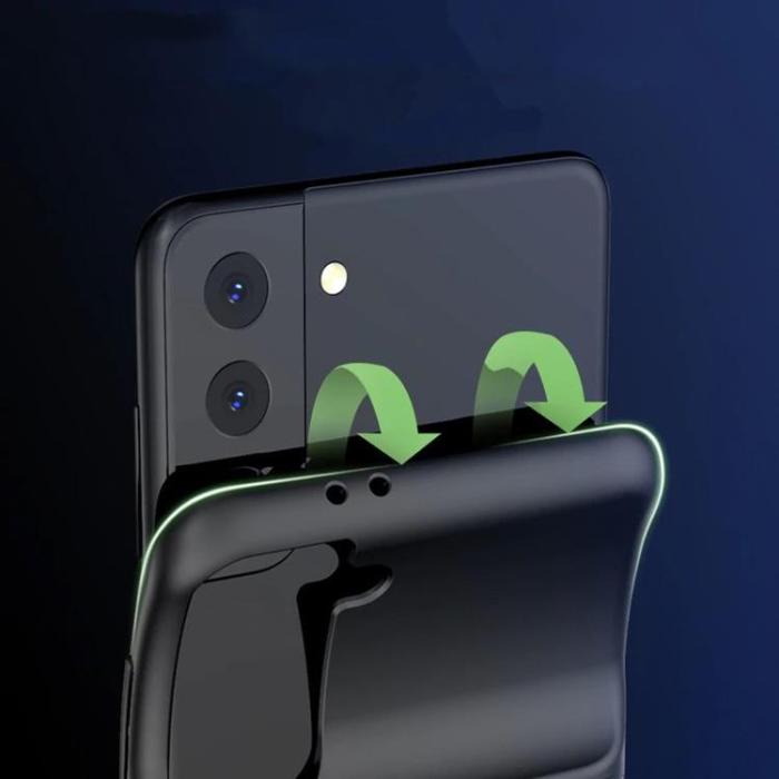 UTGATT1 - Tech-Protect Kraft Skal 4800 mAh för Galaxy S21 - Svart
