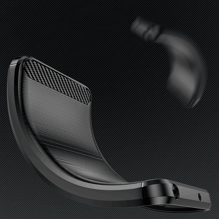 OEM - Galaxy A56/A36 Mobilskal Carbon Flexible - Svart