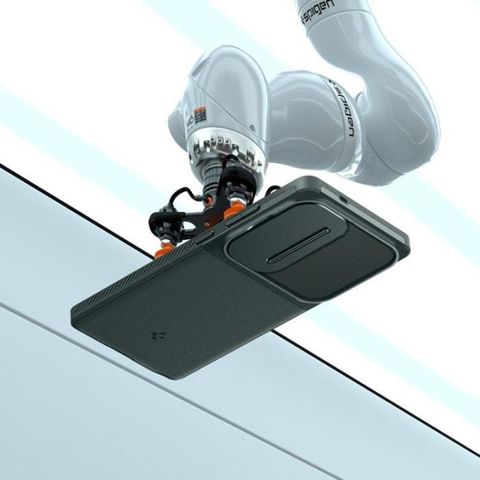 Spigen - Spigen Galaxy S25 Ultra Mobilskal Optik Armor - Grön