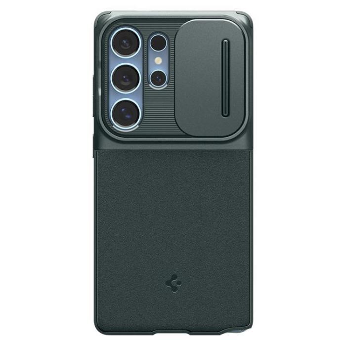 Spigen - Spigen Galaxy S25 Ultra Mobilskal Optik Armor - Grön