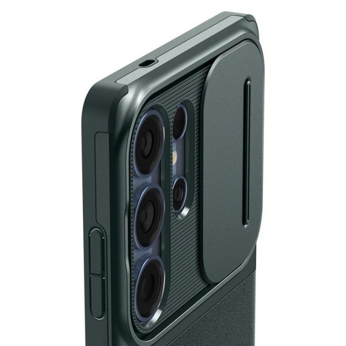 Spigen - Spigen Galaxy S25 Ultra Mobilskal Optik Armor - Grön