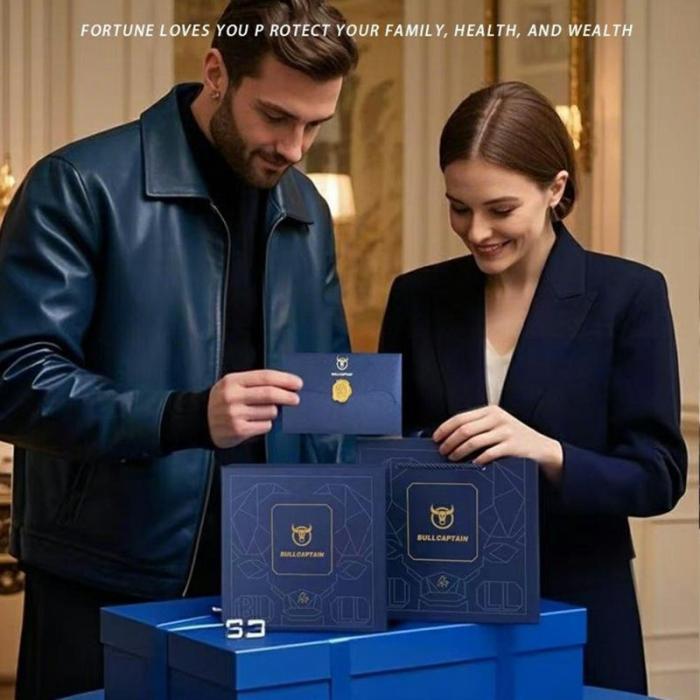 BULLCAPTAIN - BULLCAPTAIN 0002 Bifold Plånbok Läder Slim Men Svart