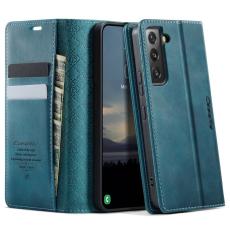 Caseme - CASEME 033 Fodral f&ouml;r Samsung Galaxy S22 5G Gr&ouml;n Konstl&auml;der
