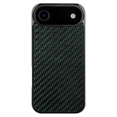 A-One Brand - iPhone Air Mobilskal MagSafe Aramid Fiber Twill - Grön