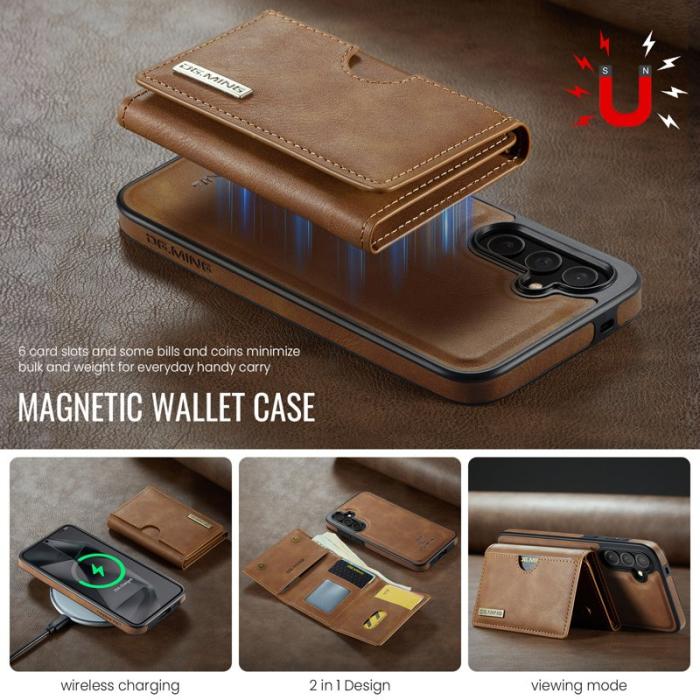 DG.MING - DG.MING M6 Series Mobilskal till Samsung Galaxy S25 Magnetiskt Brun