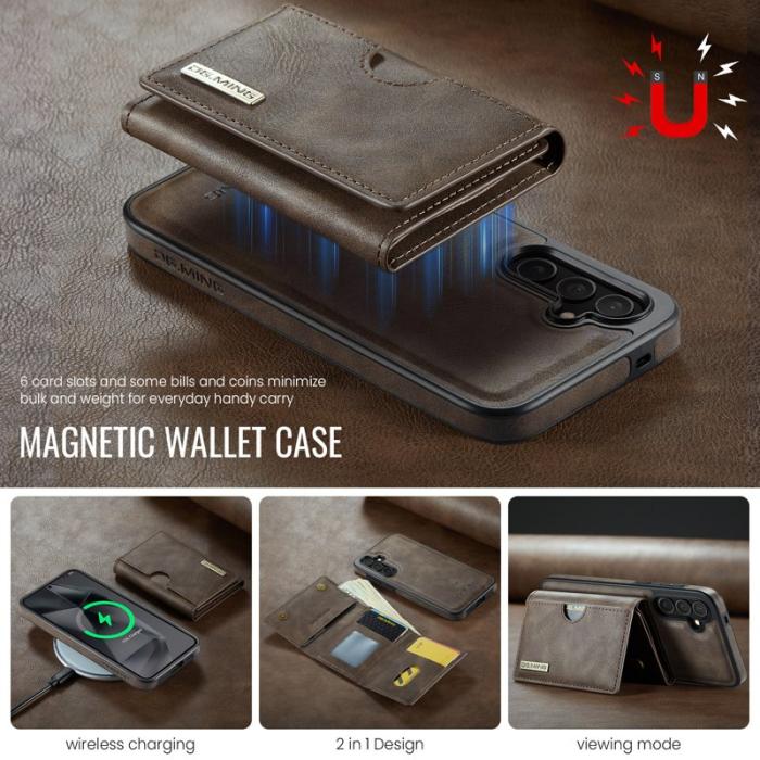 DG.MING - DG.MING M6 Series Mobilskal till Samsung Galaxy S25 Magnetiskt Brun