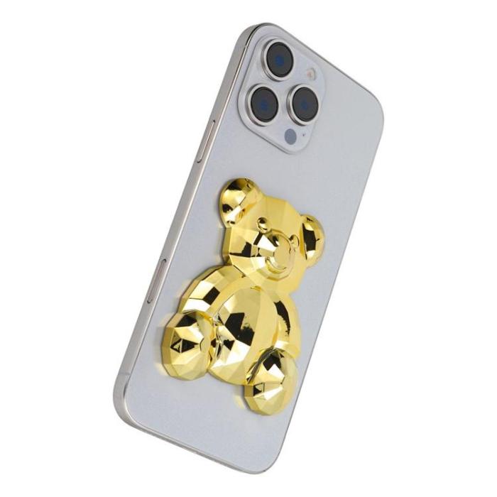 A-One Brand - Mobilställ Stick-on BEAR - Guld